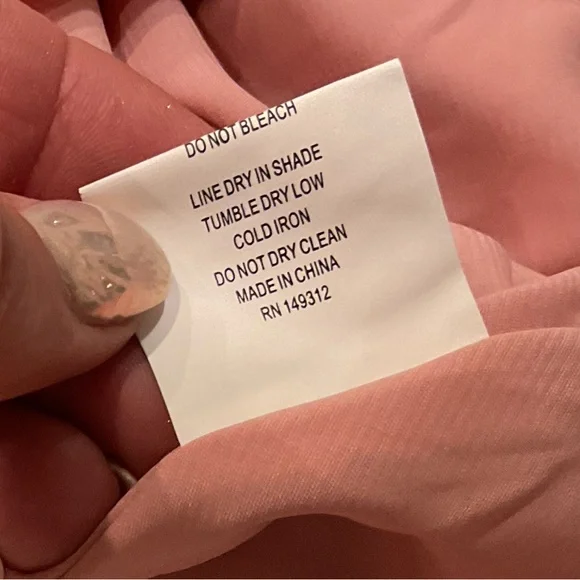 saints + secrets Rose Long Sleeve Ruffle-Hem Dress - Picture 8 of 12